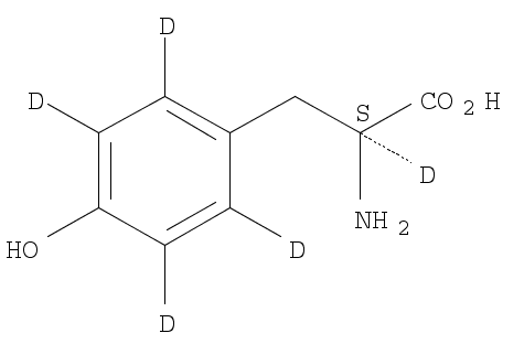 L-4-Hydroxyphenyl-d4-alanine-2-d1
